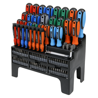 Siegen Screwdriver, Bit & Nut Driver Set 100pc