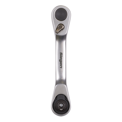 Siegen Micro Ratchet Bit Driver & Wrench 1/4"Hex x 1/4"Sq Drive