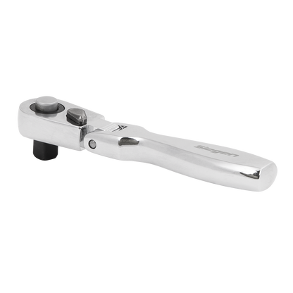 Siegen Micro Flexi-Head Ratchet Wrench 1/4"Sq Drive