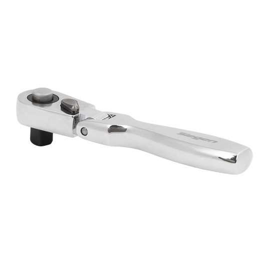Siegen Micro Flexi-Head Ratchet Wrench 1/4"Sq Drive