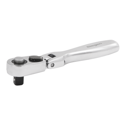 Siegen Micro Flexi-Head Ratchet Wrench 1/4"Sq Drive