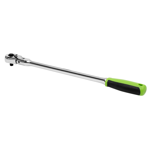 Siegen Long Flexi-Head Ratchet Wrench with Flip Reverse 1/4"Sq Drive