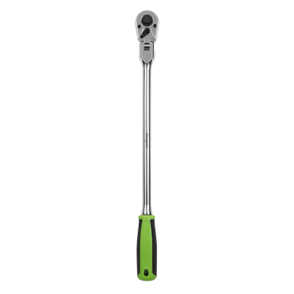 Siegen Long Flexi-Head Ratchet Wrench with Flip Reverse 1/4"Sq Drive