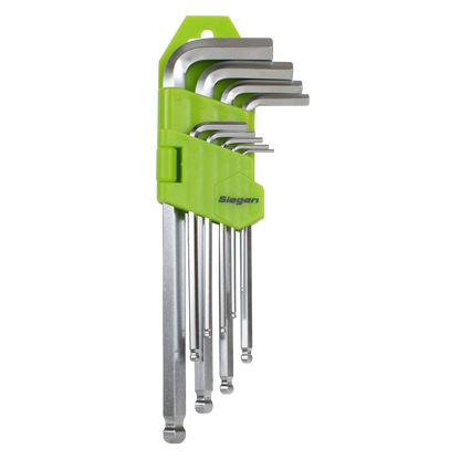 Siegen Long Ball-End Hex Key Set 9pc