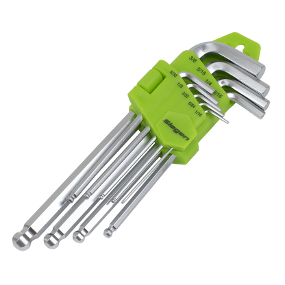 Siegen Imperial Long Ball-End Hex Key Set 9pc