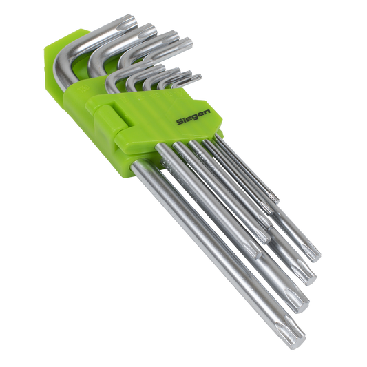 Siegen Long TRX-Star* Key Set 9pc