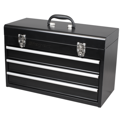 Siegen Portable Tool Chest 3 Drawer with Tool Kit 98pc