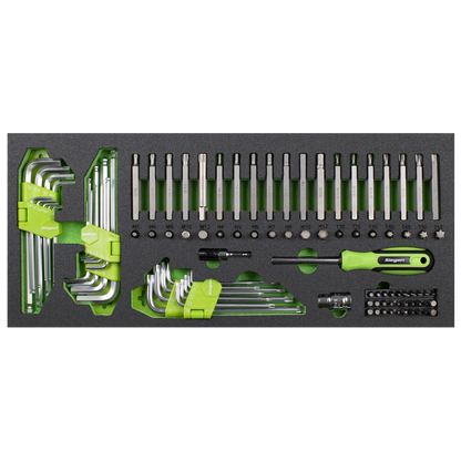 Top Chest & Rollcab Combination 6 Drawer with Tool Kit 247pc