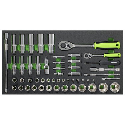 Top Chest & Rollcab Combination 6 Drawer with Tool Kit 247pc