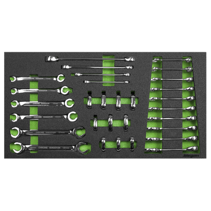 Tool Chest Combination 16 Drawer with Ball-Bearing Slides - Black/Grey & 398pc Tool Kit