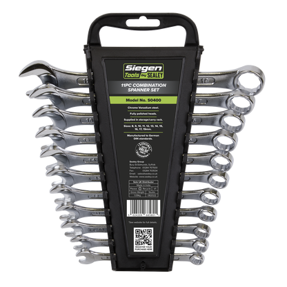 Siegen Combination Spanner Set 11pc