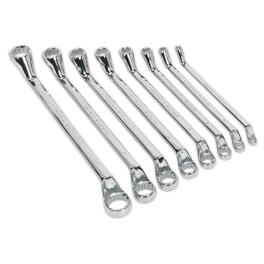 Siegen Deep Offset Ring Spanner Set 8pc