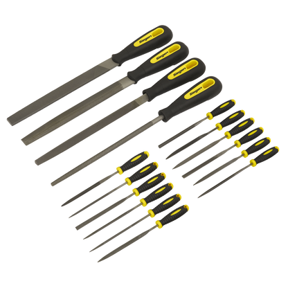 Siegen Engineer's & Needle File Set 16pc