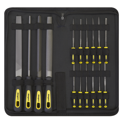 Siegen Engineer's & Needle File Set 16pc
