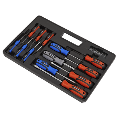 Siegen Soft Grip Screwdriver & Bit Set 23pc