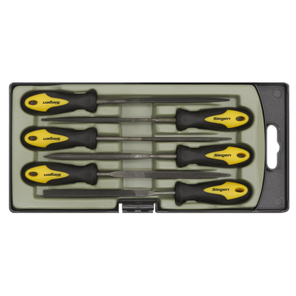 Siegen Needle File Set 100mm 6pc