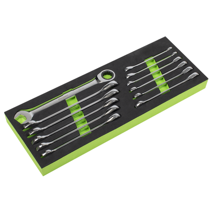 Siegen Ratchet Combination Spanner Set 12pc