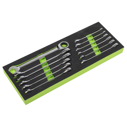 Siegen Ratchet Combination Spanner Set 12pc