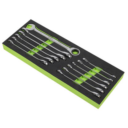 Siegen Ratchet Combination Spanner Set 12pc