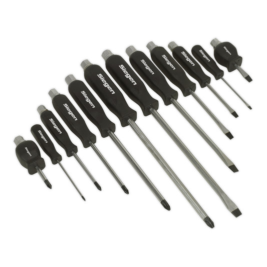 Siegen Hammer-Thru Screwdriver Set 12pc