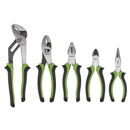 Comfort Grip Pliers Set 5pc