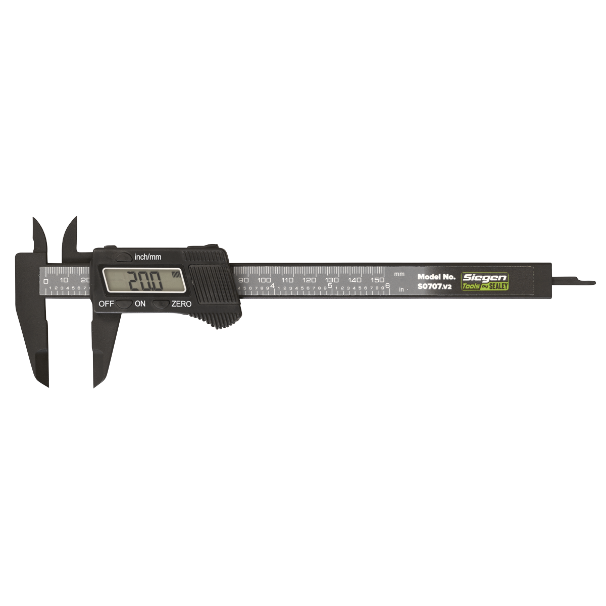 Siegen Digital Electronic Vernier Caliper 0-150mm (0-6")