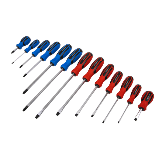 Siegen Hammer-Thru Screwdriver Set 13pc