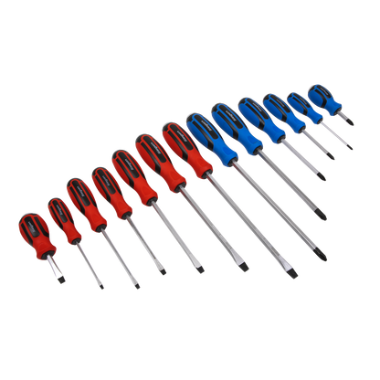 Siegen Hammer-Thru Screwdriver Set 13pc