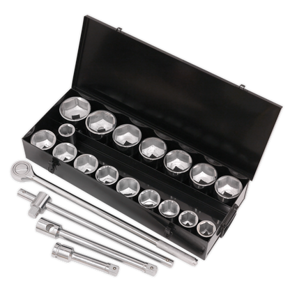 Siegen Socket Set 1"Sq Drive 21pc