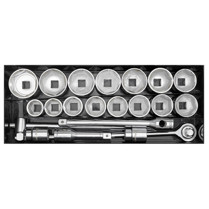 Siegen Socket Set 1"Sq Drive 21pc
