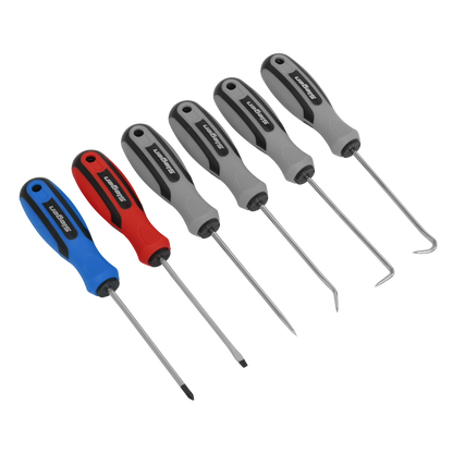Siegen Mini Pick & Screwdriver Set 6pc
