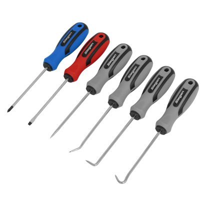 Siegen Mini Pick & Screwdriver Set 6pc