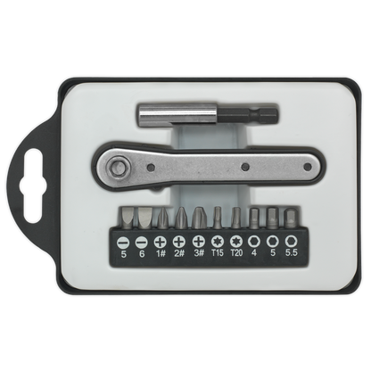 Siegen Ratchet Driver Bit Set 12pc