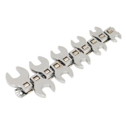 Siegen Crow's Foot Open-End Spanner Set 3/8"Sq Drive 10pc