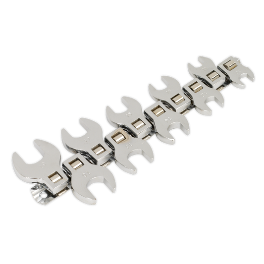 Siegen Crow's Foot Open-End Spanner Set 3/8"Sq Drive 10pc