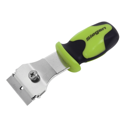 Siegen Razor Scraper with Comfort Grip Stubby - Display Box of 12