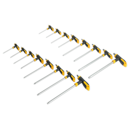 Siegen T-Handle TRX-Star* & Hex Key Set 16pc