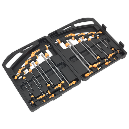 Siegen T-Handle TRX-Star* & Hex Key Set 16pc