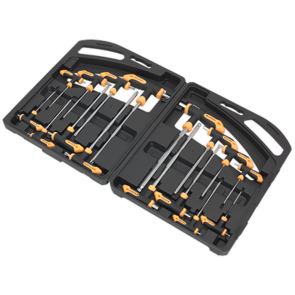 Siegen T-Handle TRX-Star* & Hex Key Set 16pc