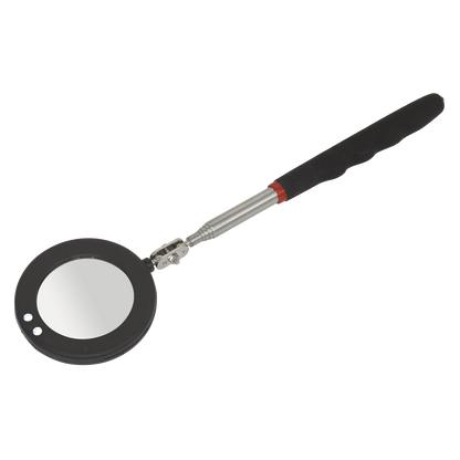 Siegen Telescopic Inspection Mirror with LED 75mm