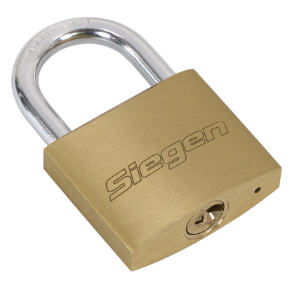 Siegen Brass Body Padlock with Brass Cylinder Keyed Alike - Pack of 4