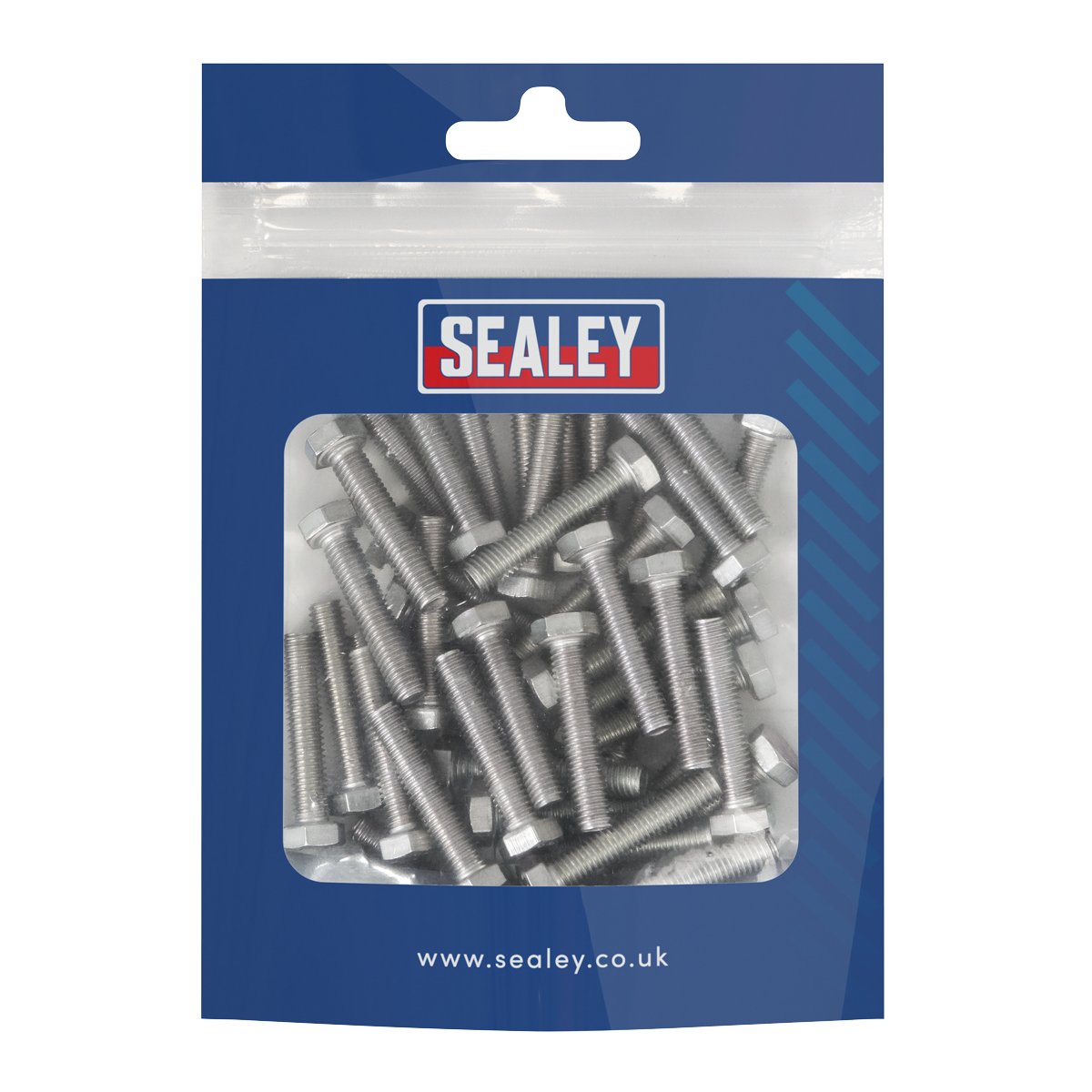 Stainless Steel Hex Head Set Screw DIN 933 - M5 X 25 A2 - Pack of 50