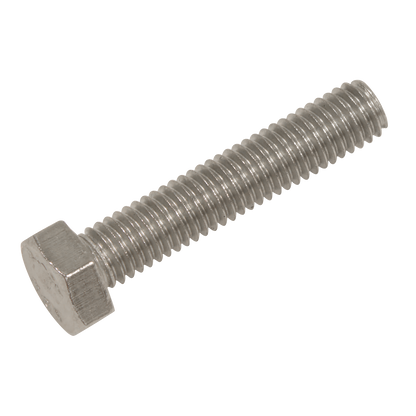 Stainless Steel Hex Head Set Screw DIN 933 - M5 X 25 A2 - Pack of 50