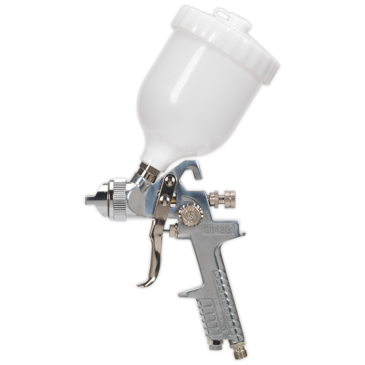 Siegen General-Purpose Gravity Feed Spray Gun 1.8mm Set-Up