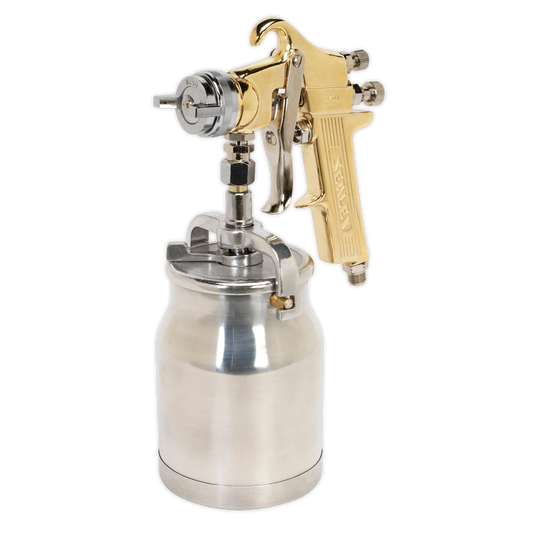 Workshop Gold Series Suction Feed Spray Gun 1.8mm Set-Up