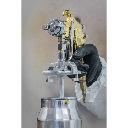 Workshop Gold Series Suction Feed Spray Gun 1.8mm Set-Up
