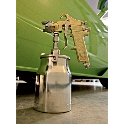 Workshop Gold Series Suction Feed Spray Gun 1.8mm Set-Up