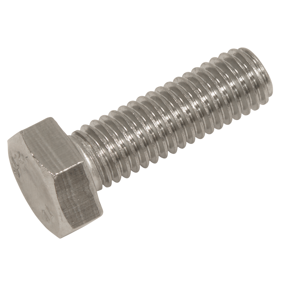 Stainless Steel Hex Head Set Screw DIN 933 - M8 X 25 A2 - Pack of 50