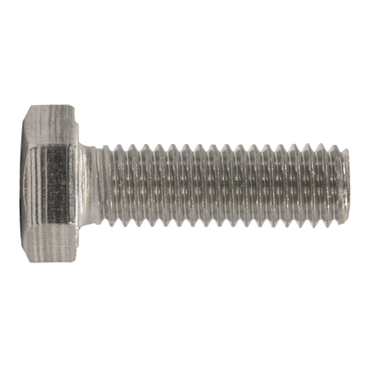 Stainless Steel Hex Head Set Screw DIN 933 - M8 X 25 A2 - Pack of 50