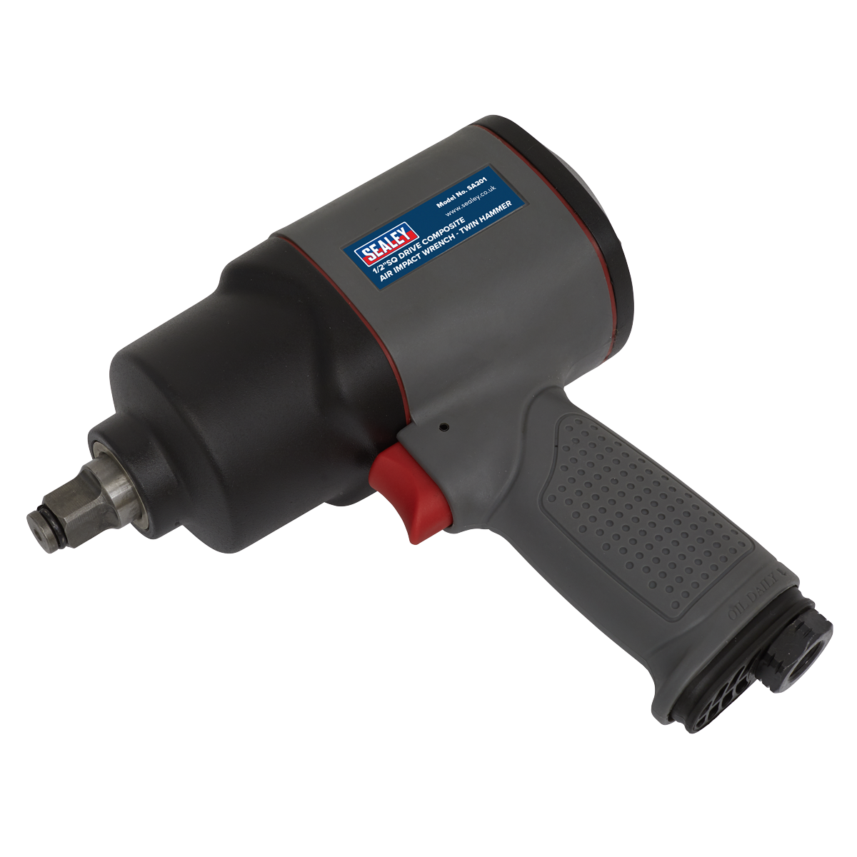 Composite Twin Hammer Air Impact Wrench 1/2"Sq Drive